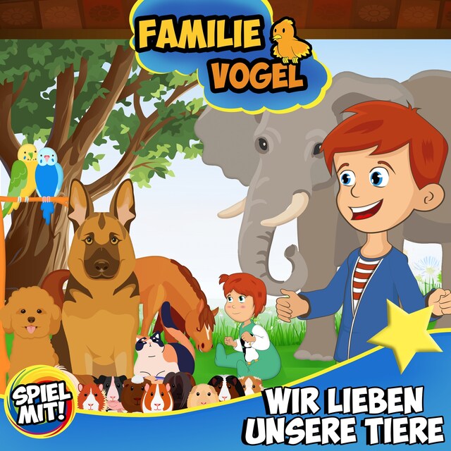 Book cover for Wir lieben unsere Tiere