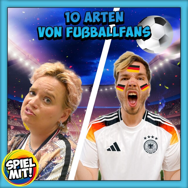 Book cover for 10 Arten von Fußballfans