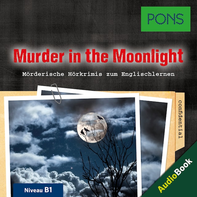 Book cover for PONS Hörkrimi Englisch: Murder in the Moonlight