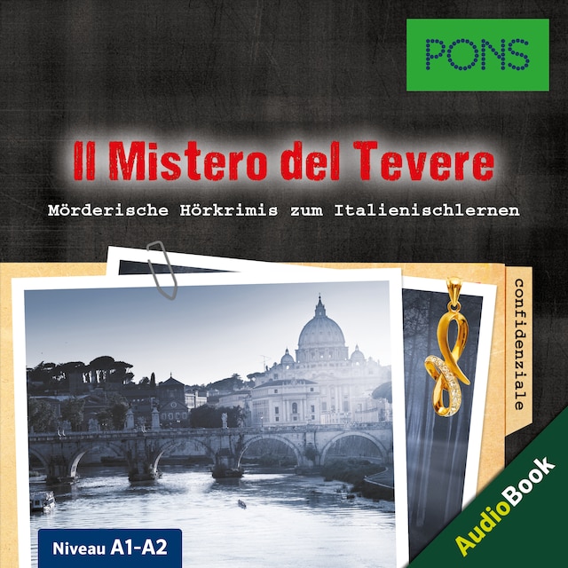 Book cover for PONS Hörkrimi Italienisch: Il Mistero del Tevere