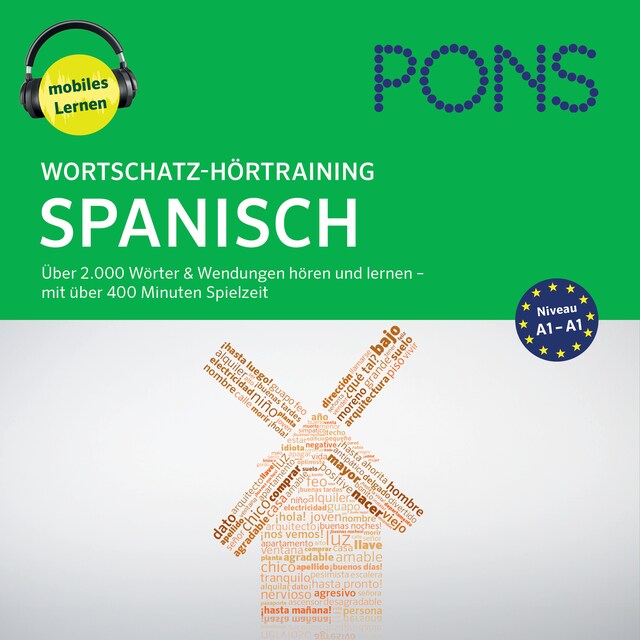 Couverture de livre pour PONS Wortschatz-Hörtraining Spanisch