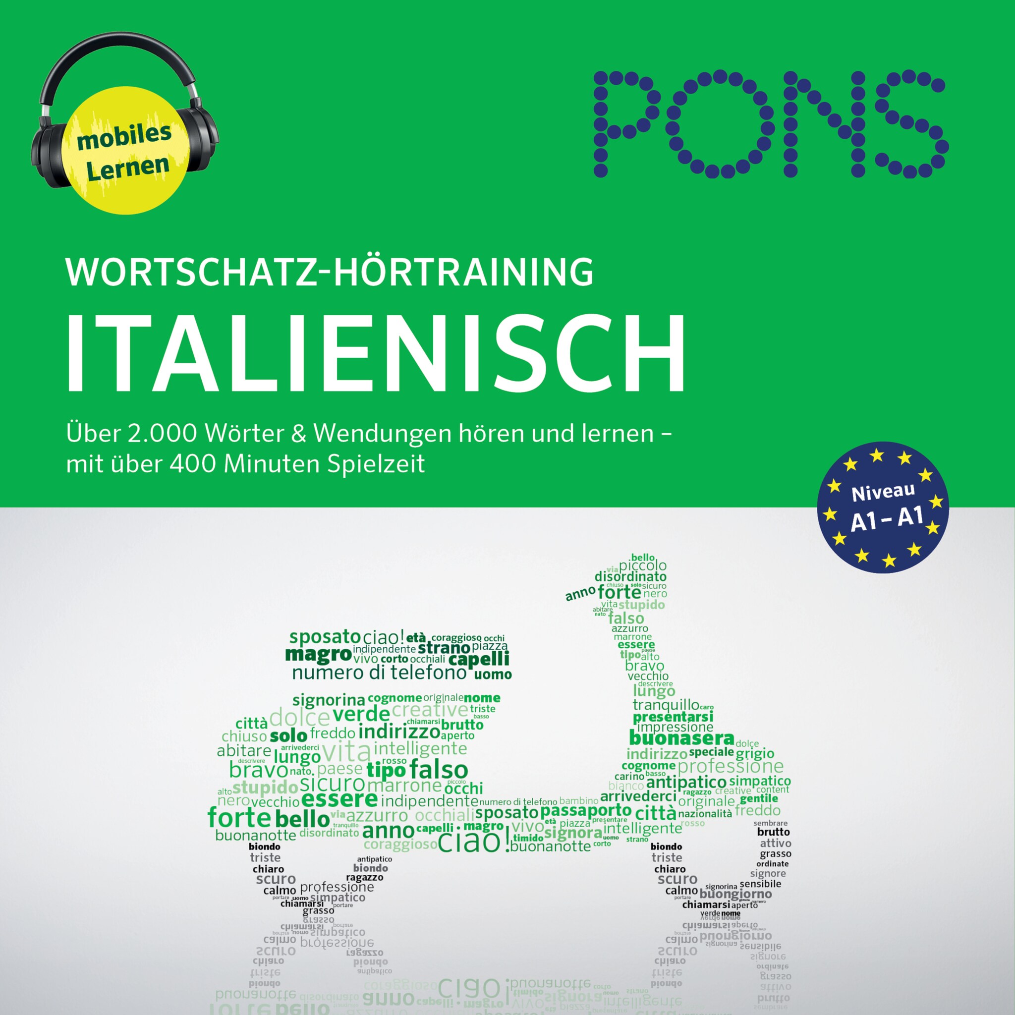 PONS Wortschatz-Hörtraining Italienisch ilmaiseksi