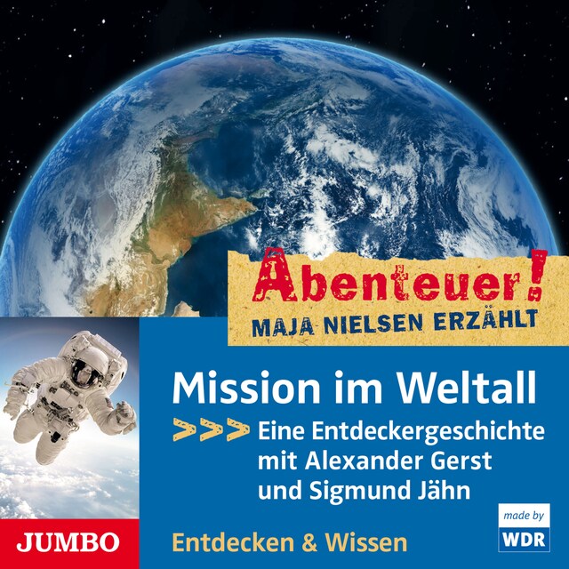 Buchcover für Abenteuer! Maja Nielsen erzählt. Mission im Weltall