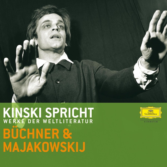 Couverture de livre pour Kinski spricht Büchner und Majakowski