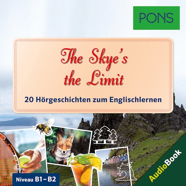 Book cover for PONS Hörbuch Englisch: The Skye's the Limit