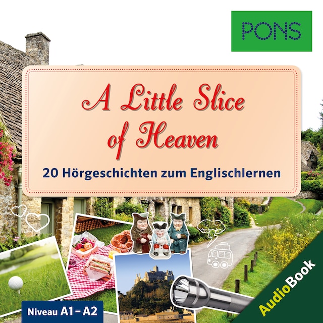 Book cover for PONS Hörbuch Englisch: A Little Slice of Heaven