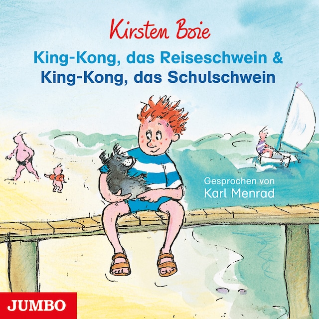 Kirjankansi teokselle King-Kong, das Reiseschwein & King-Kong, das Schulschwein