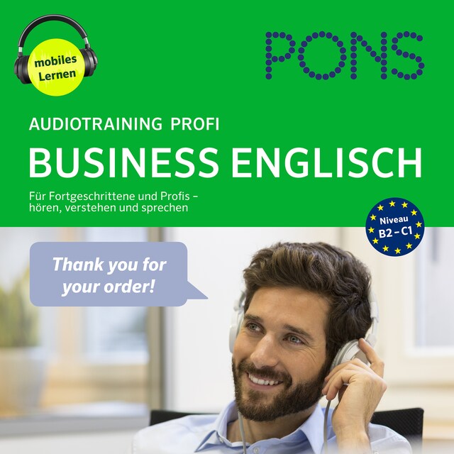 Boekomslag van PONS Audiotraining Profi - BUSINESS ENGLISH. Für Fortgeschrittene und Profis