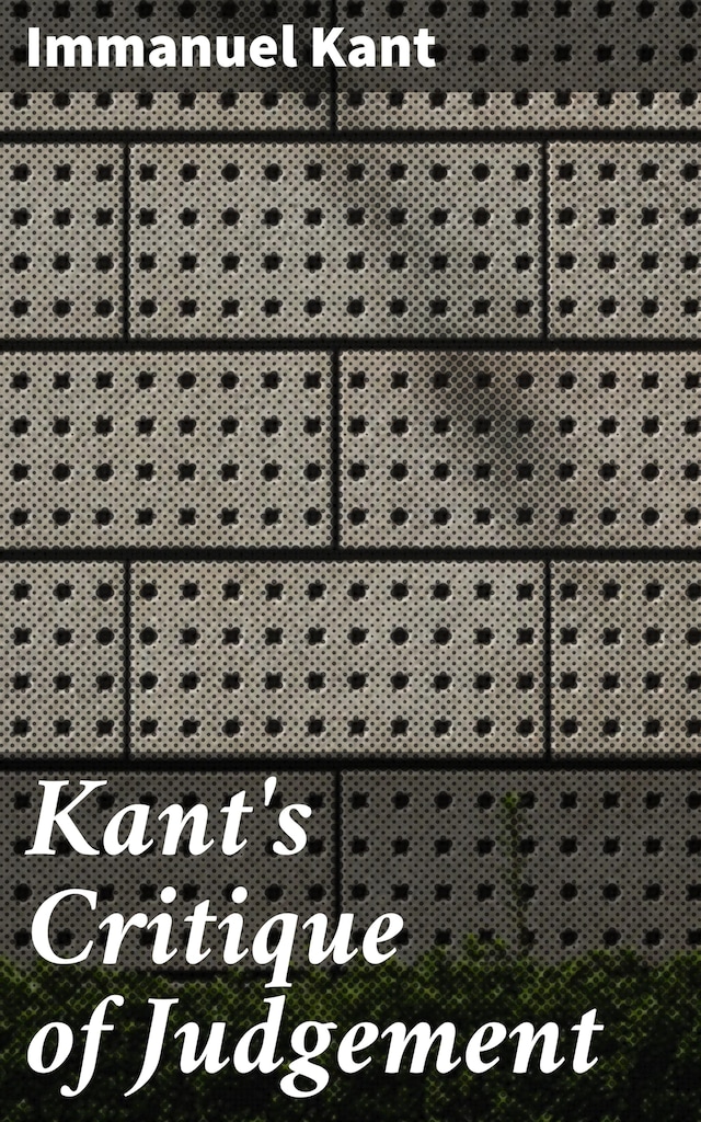 Boekomslag van Kant's Critique of Judgement