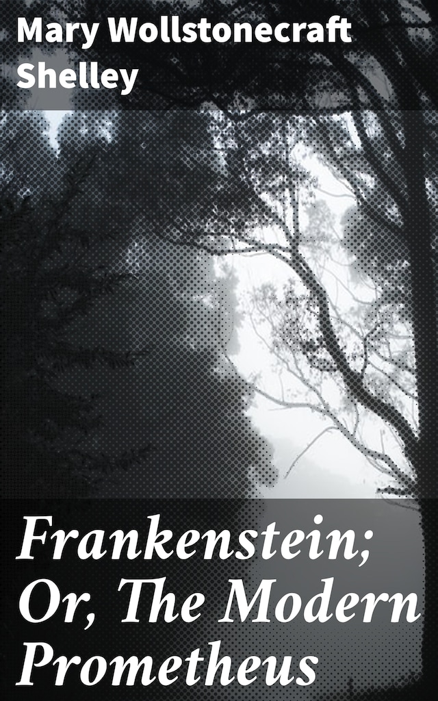 Portada de libro para Frankenstein; Or, The Modern Prometheus