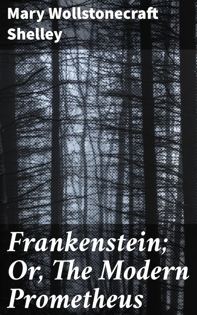 Portada de libro para Frankenstein; Or, The Modern Prometheus