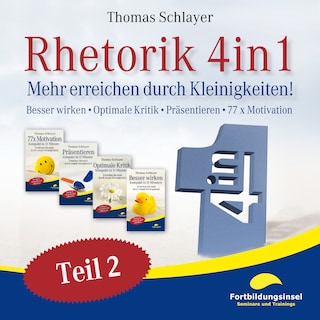 Rhetorik 4in1 Teil 2 als Hörbuch