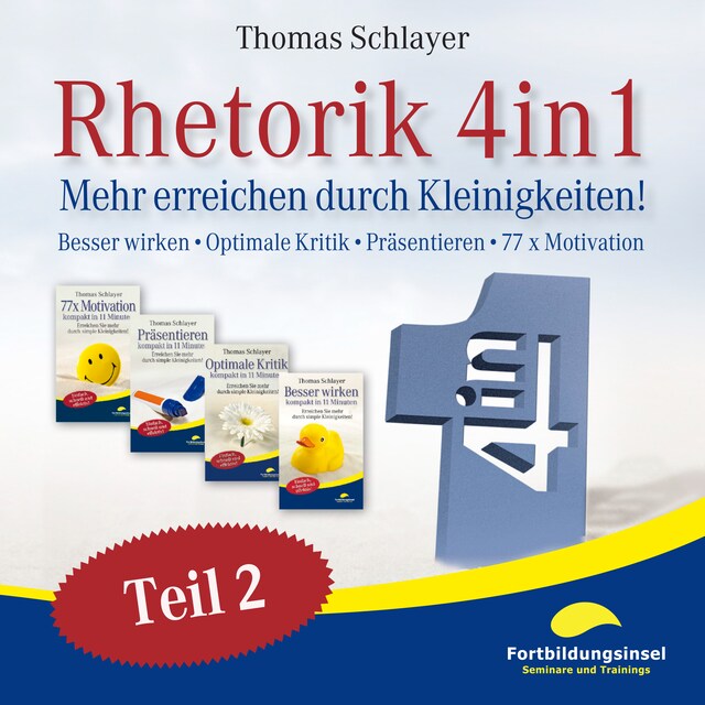 Buchcover für Rhetorik 4in1 Teil 2