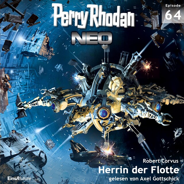 Boekomslag van Perry Rhodan Neo 64: Herrin der Flotte