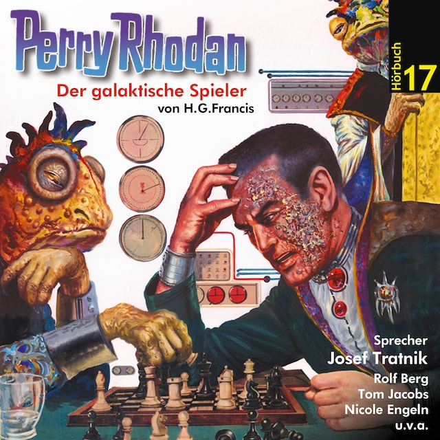 Boekomslag van Perry Rhodan Hörspiel 17: Der galaktische Spieler