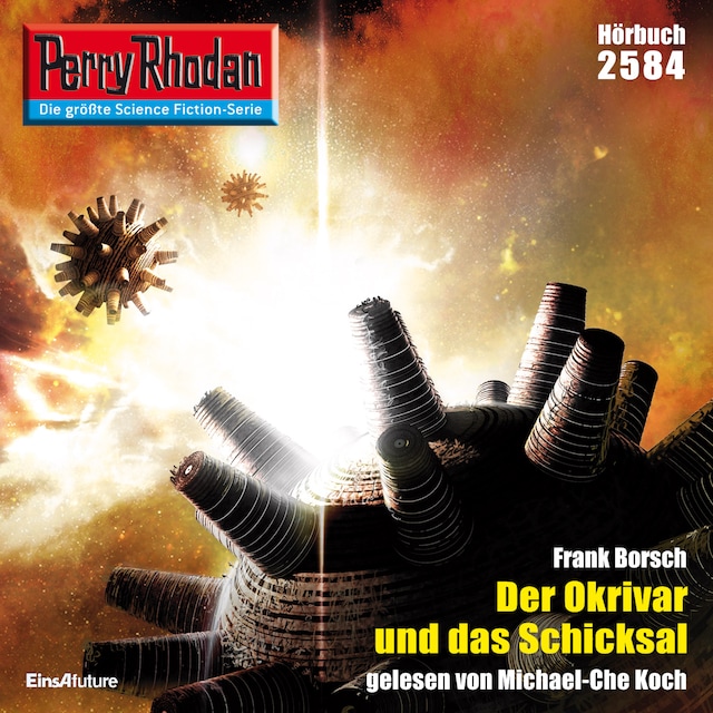 Book cover for Perry Rhodan 2584: Der Okrivar und das Schicksal