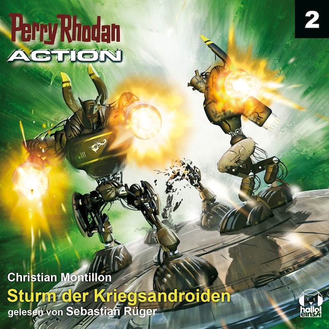 Buchcover für Perry Rhodan Action 02: Sturm der Kriegsandroiden