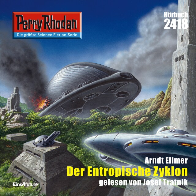 Book cover for Perry Rhodan 2418: Der Entropische Zyklon