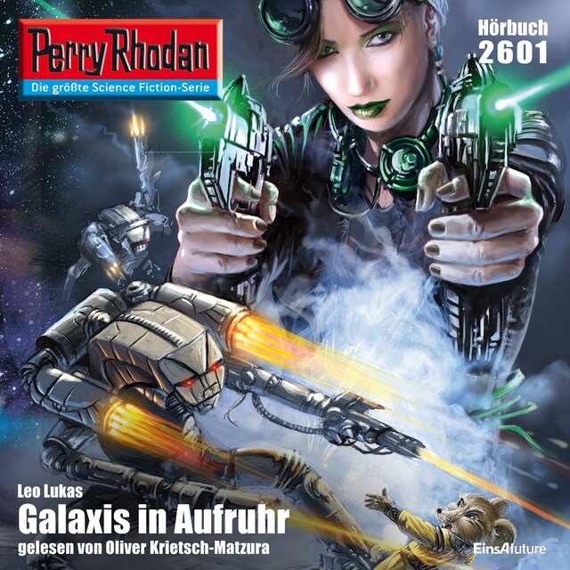 Okładka książki dla Perry Rhodan 2601: Galaxis in Aufruhr