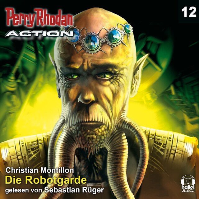 Boekomslag van Perry Rhodan Action 12: Die Robotgarde