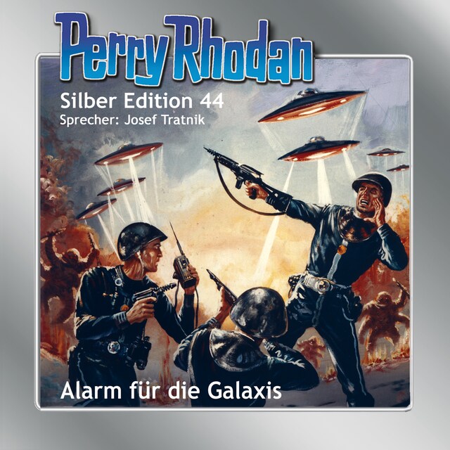 Boekomslag van Perry Rhodan Silber Edition 44: Alarm für die Galaxis