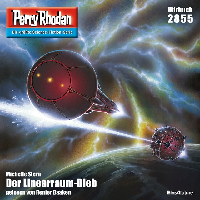 Boekomslag van Perry Rhodan 2855: Der Linearraum-Dieb