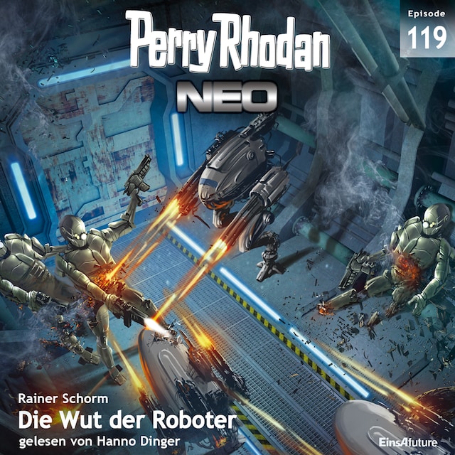 Book cover for Perry Rhodan Neo 119: Die Wut der Roboter