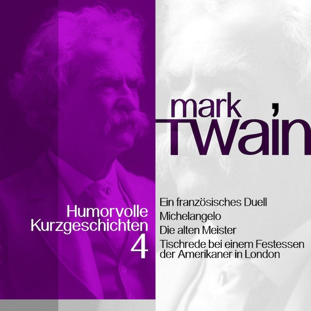 Book cover for Mark Twain: Humorvolle Kurzgeschichten 4