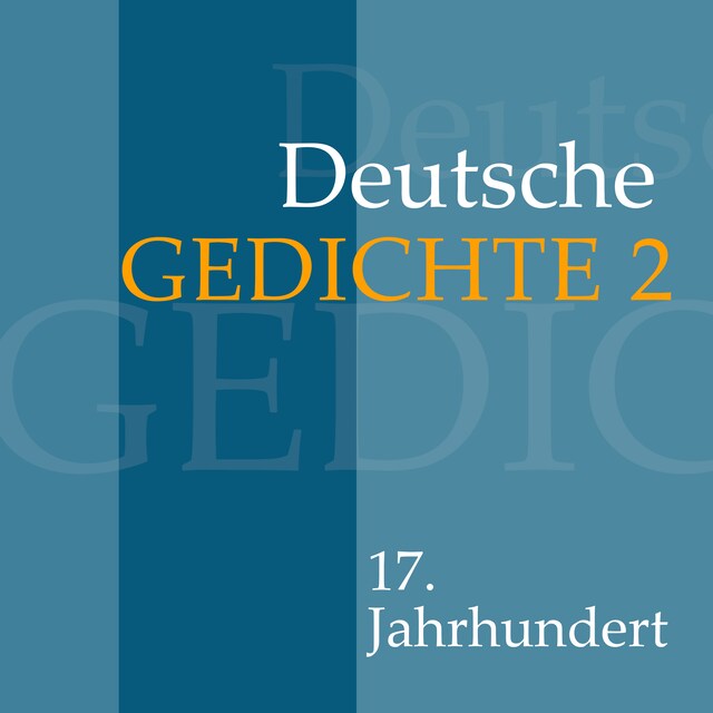 Buchcover für Deutsche Gedichte 2: 17. Jahrhundert