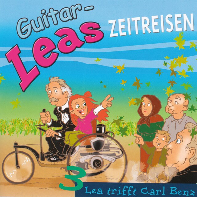 Buchcover für Guitar-Leas Zeitreisen - Teil 3: Lea trifft Carl Benz