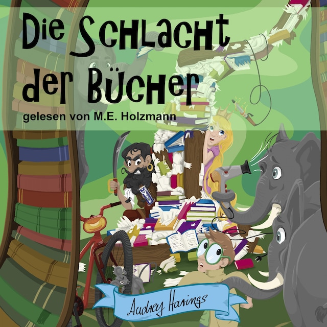 Book cover for Die Schlacht der Bücher