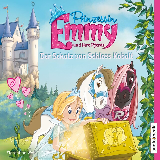 Book cover for Prinzessin Emmy und ihre Pferde. Der Schatz von Schloss Kobalt