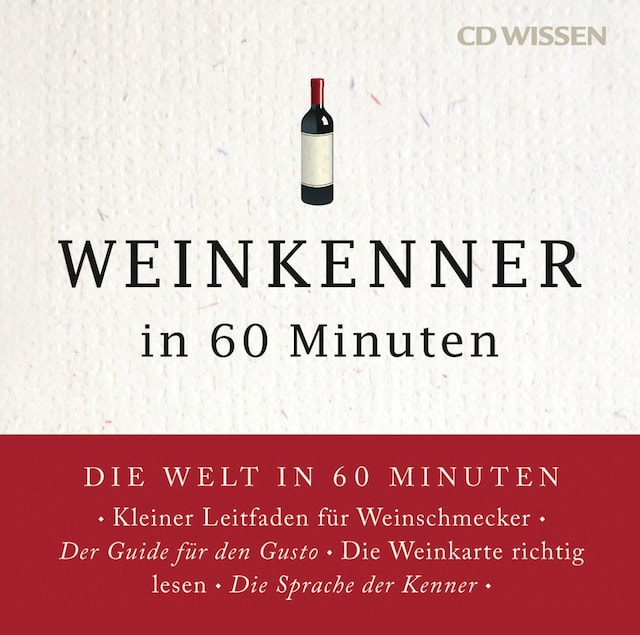 Buchcover für Weinkenner in 60 Minuten