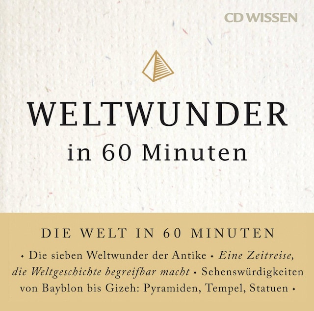 Book cover for Weltwunder in 60 Minuten