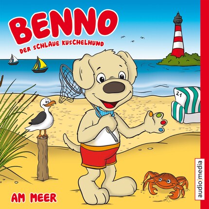 Benno, der schlaue Kuschelhund: Am Meer bookCoverFor