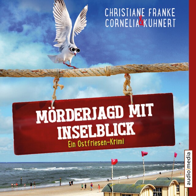 Couverture de livre pour Mörderjagd mit Inselblick - Ein Ostfriesen-Krimi (Henner, Rudi und Rosa, Band 4)