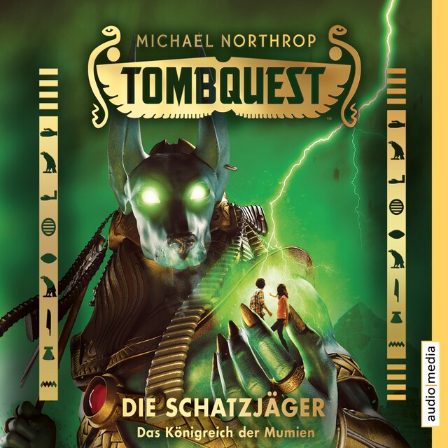 Book cover for Tombquest - Die Schatzjäger. Das Königreich der Mumien