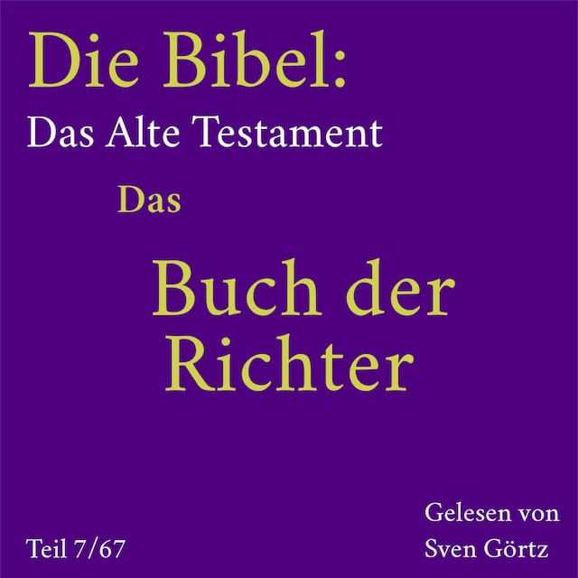 Buchcover für Die Bibel – Das Alte Testament: Das Buch der Richter