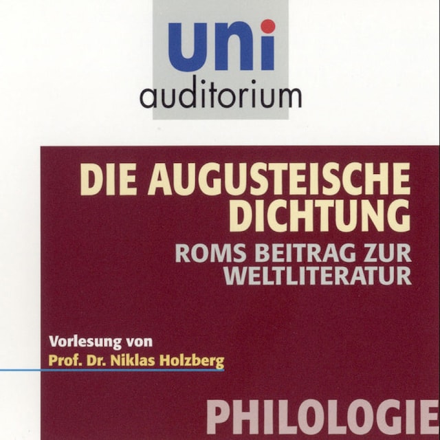 Buchcover für Die Augusteische Dichtung