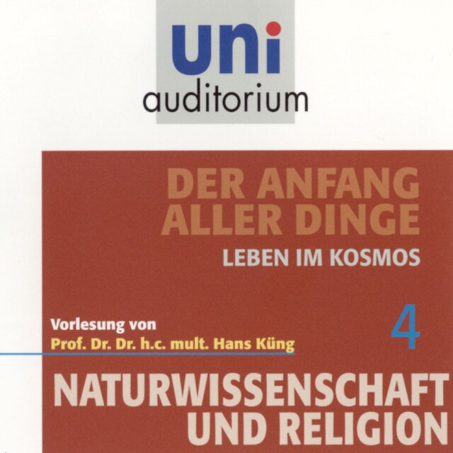 Book cover for Naturwissenschaft und Religion 04: Der Anfang aller Dinge