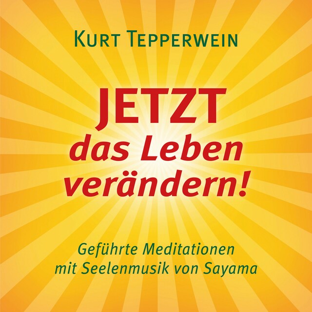 Book cover for JETZT das Leben verändern! (mit klangenergetischer Musik von Sayama)