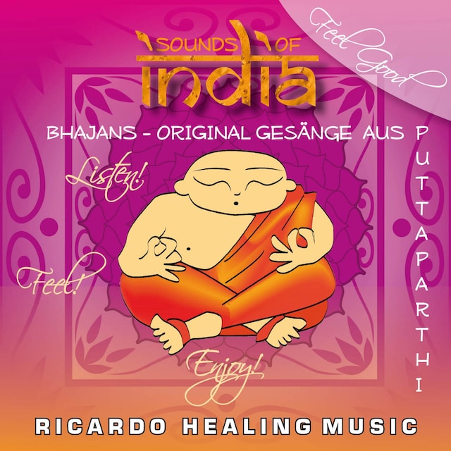 Book cover for Sounds of India - Bhajans - Original Gesänge aus Puttaparthi