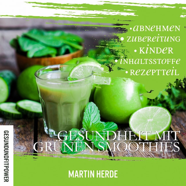 Buchcover für Gesundheit mit grünen Smoothies