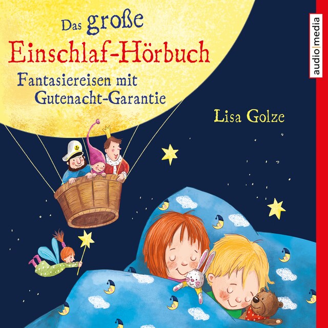 Couverture de livre pour Das große Einschlaf-Hörbuch. Fantasiereisen mit Gutenacht-Garantie