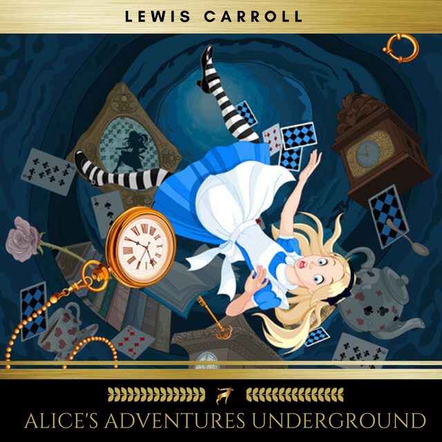 Kirjankansi teokselle Alice's Adventures Underground