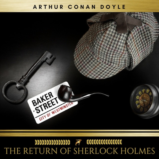 Kirjankansi teokselle The Return of Sherlock Holmes