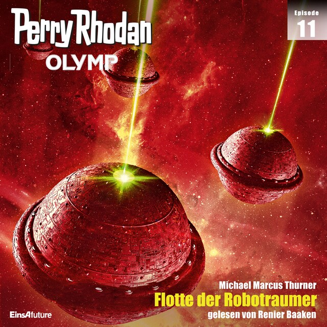 Couverture de livre pour Olymp 11: Flotte der Robotraumer