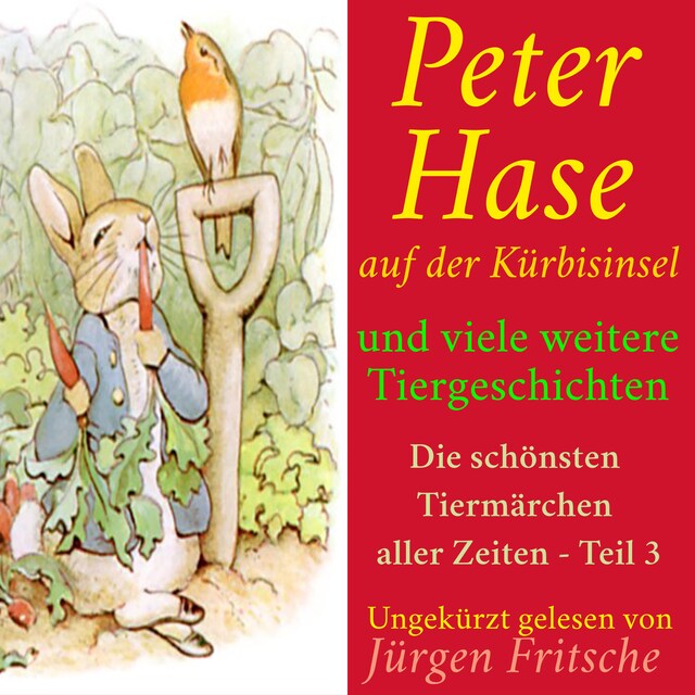 Book cover for Peter Hase auf der Kürbisinsel – und viele weitere Tiergeschichten