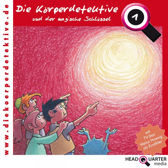 Couverture de livre pour Die Körperdetektive und der magische Schlüssel