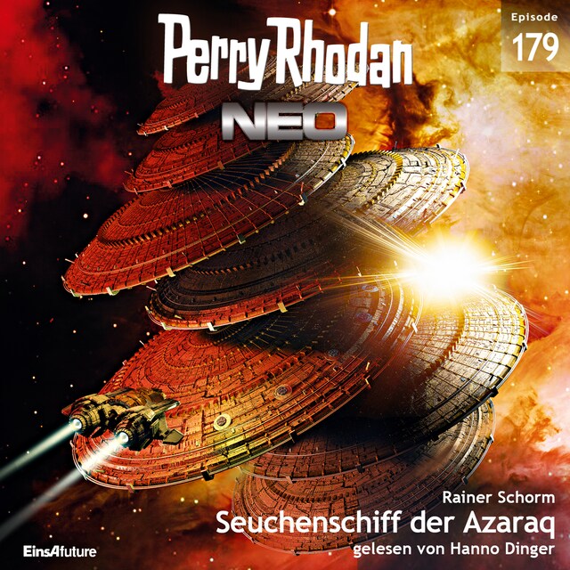 Book cover for Perry Rhodan Neo 179: Seuchenschiff der Azaraq
